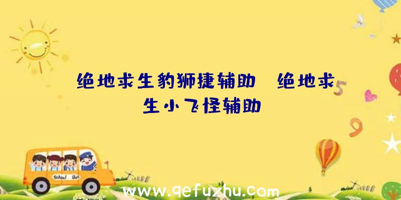 「绝地求生豹狮捷辅助」|绝地求生小飞怪辅助